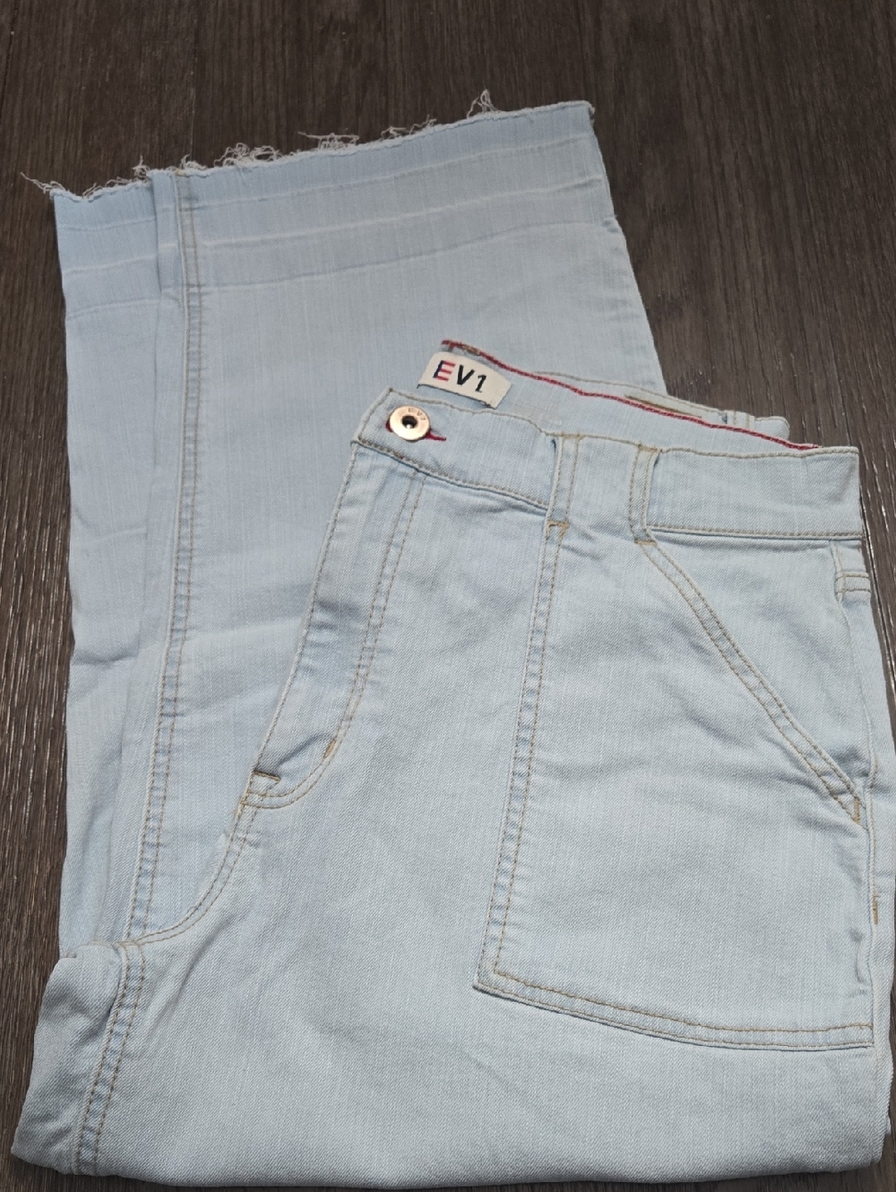 EV1 Light Blue Cropped Women's Pants